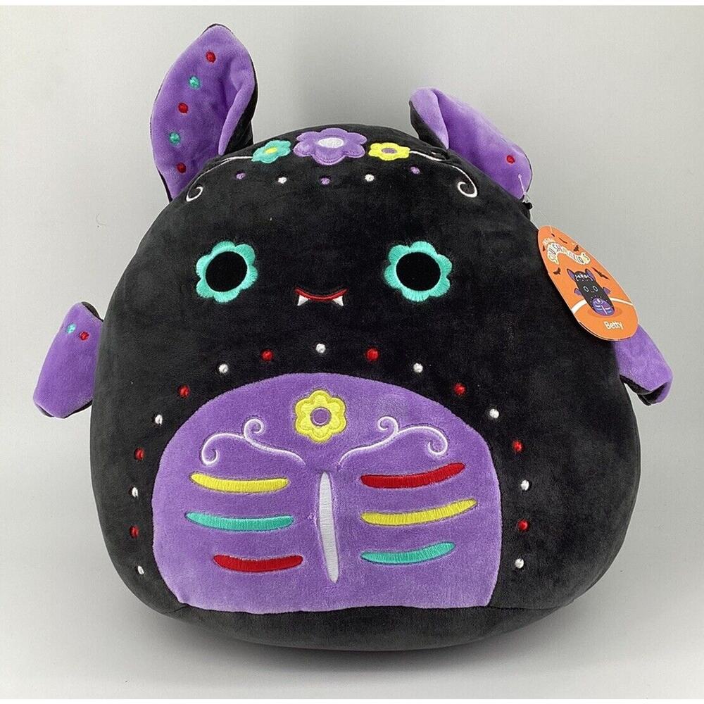 Squishmallow Betty Bat DotD Day of Dead Fall / Halloween 2022 Release